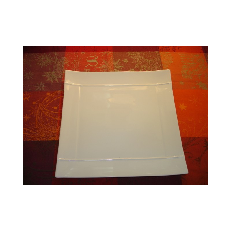 assiette plate APSARA 27X27CM