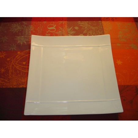 assiette plate APSARA 27X27CM