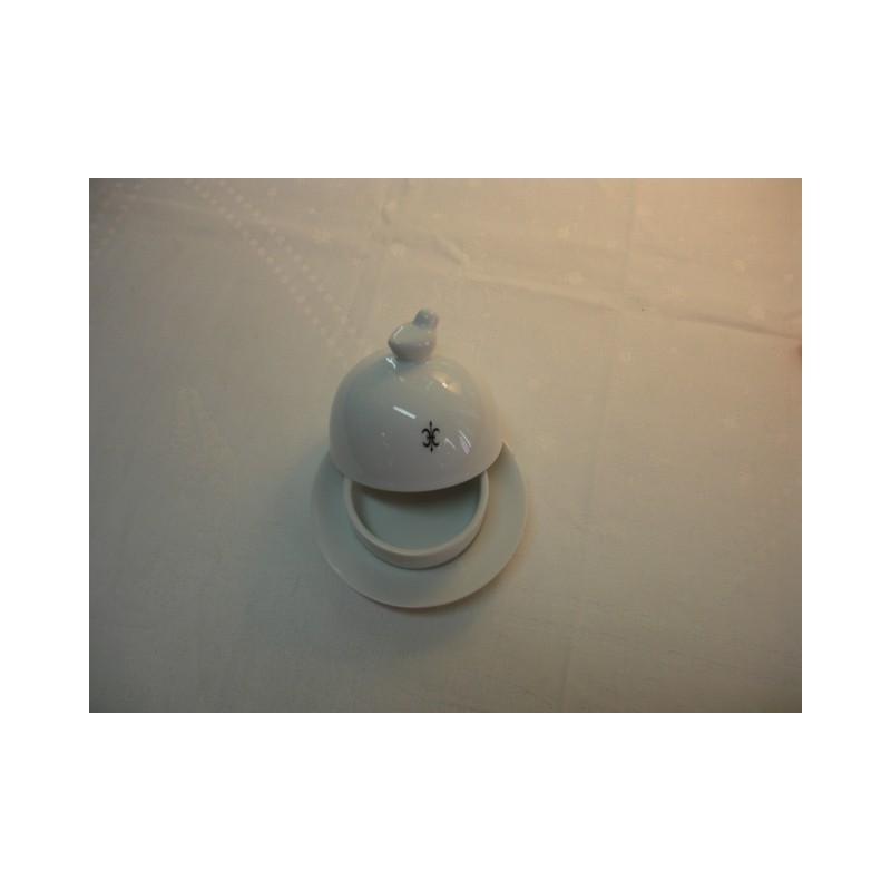 BEURRIER DECORE EN PORCELAINE BEURRIER DECORE EN PORCELAINE