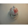 BEURRIER DECORE EN PORCELAINE