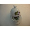 BEURRIER DECORE EN PORCELAINE