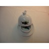 BEURRIER DECORE EN PORCELAINE