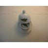 BEURRIER DECORE EN PORCELAINE
