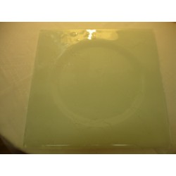 ASSIETTE EN VERRE CARREE