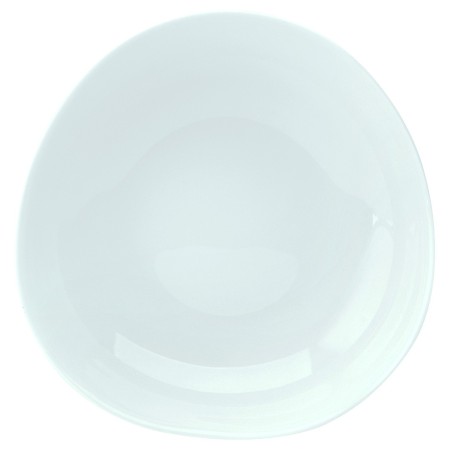 assiette creuse coupe galet blanc diam 220mm