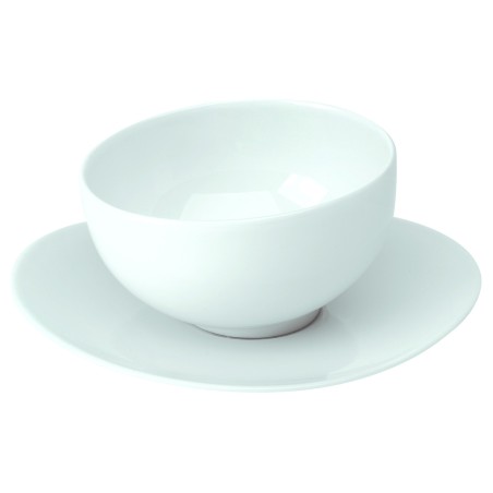 paire tasse à thé  galet blanc sans anse 17cl pouvant servir également en mise en bouche ou desserts