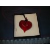 PENDENTIFS EN VERRE DE MURANO FORME COEUR