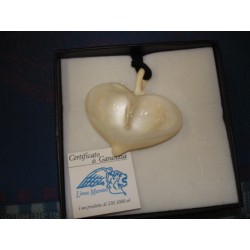 PENDENTIFS EN VERRE DE MURANO FORME COEUR
