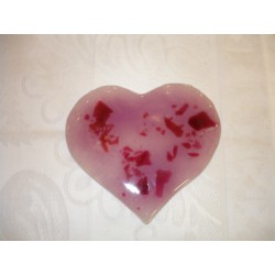 COEUR EN VERRE 10CM