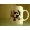 MUGG EN PORCELAINE DECORE