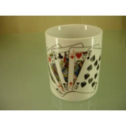 MUGG EN PORCELAINE DECORE