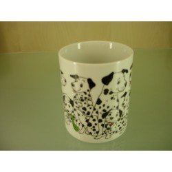 MUGG EN PORCELAINE DECORE