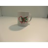 MUGG EN PORCELAINE DECORE  32cl ht 9cm