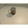 MUGG EN PORCELAINE DECORE  32cl ht 9cm