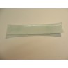 PLATEAU EN VERRE POUR MIGNARDISES BLANC LONG 28CM LARG 5CM