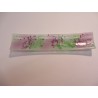 PLATEAU EN VERRE POUR MIGNARDISES BLANC LONG 28CM LARG 5CM