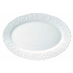 PLAT OVALE CALIFORNIA 12 355X240mm EN PORCELAINE DE LIMOGES