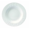 ASSIETTE CREUSE A AILE DIAM 220mm MOTIF LIERRE
