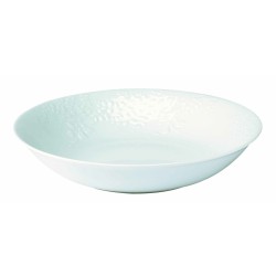 PLAT CREUX EN PORCELAINE DE LIMOGES PROMENADE 290mm MOTIF POIS DE SENTEUR