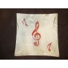 ASSIETTE CREUSE CARRE EN VERRE 22cm