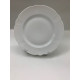 assiette plate blanche en porcelaine diam 25cm