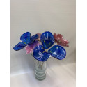 BOUQUET DE FLEURS EN VERRE