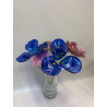 BOUQUET DE FLEURS EN VERRE