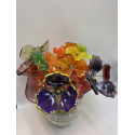 BOUQUET DE FLEURS EN VERRE