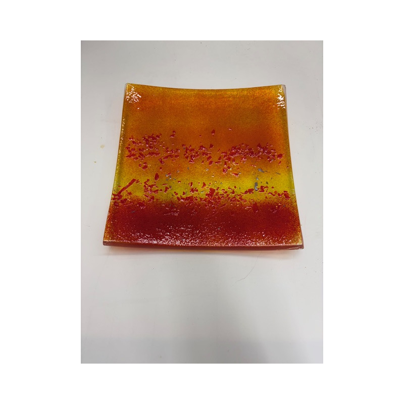 vide poche en verre 20x20 epaisseur 12mm