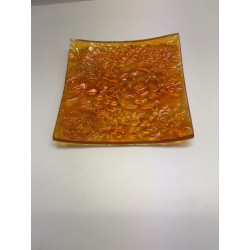 vide poche en verre 20x20 epaisseur 12mm